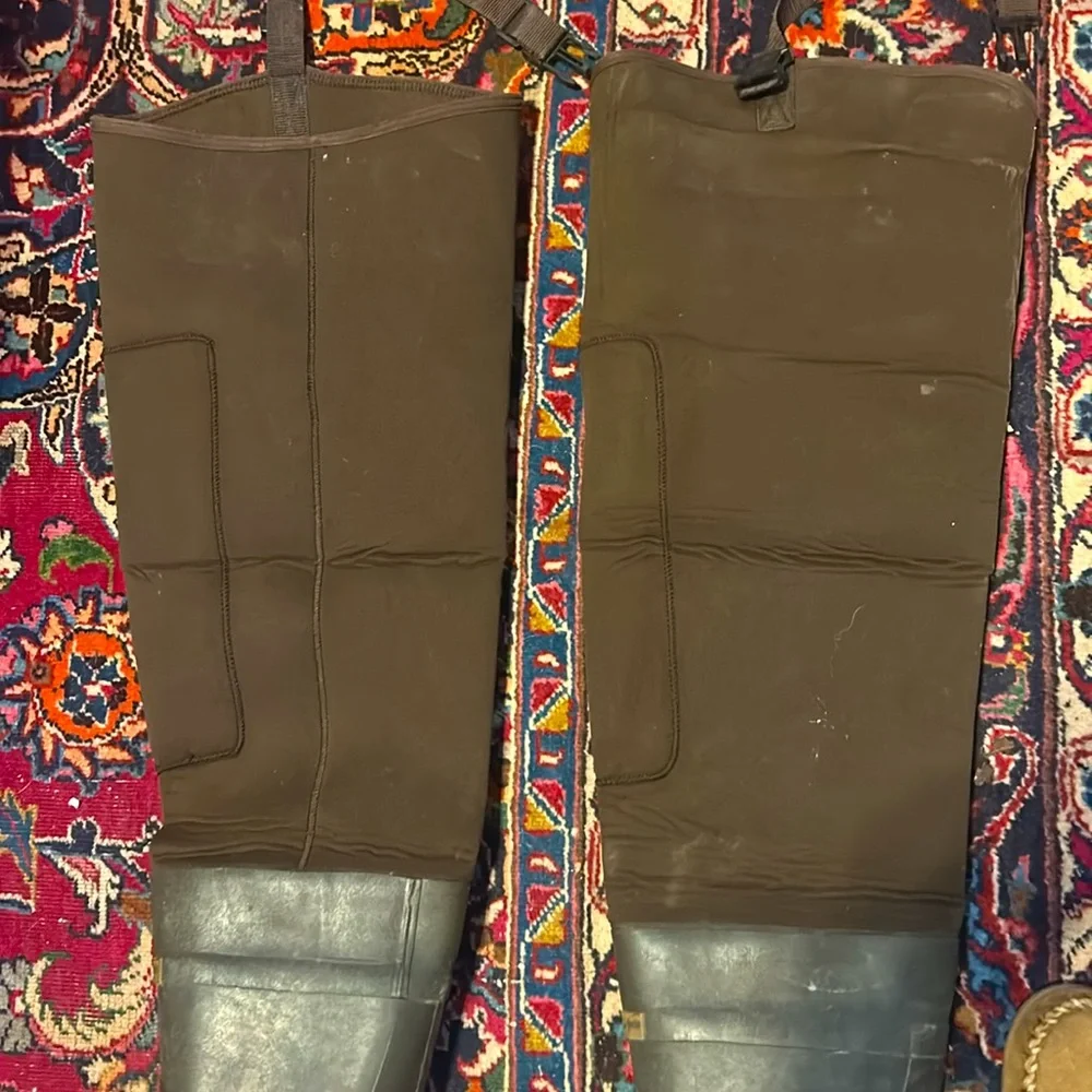 Cabela’s Insulated Hip Wader Felt Soled Brown Size 11 Boots; Practically New